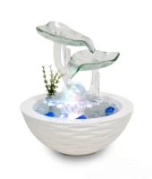 

Glass water fountain for home decoration