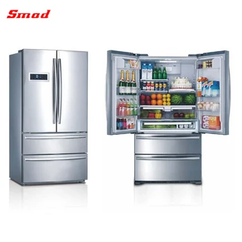 Three Door Commercial Side By Side Refrigerator Freezer With