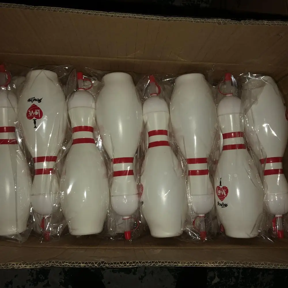 New Design 24oz Bowling Pin Sipper Cups Bottle With Straw For Water Or