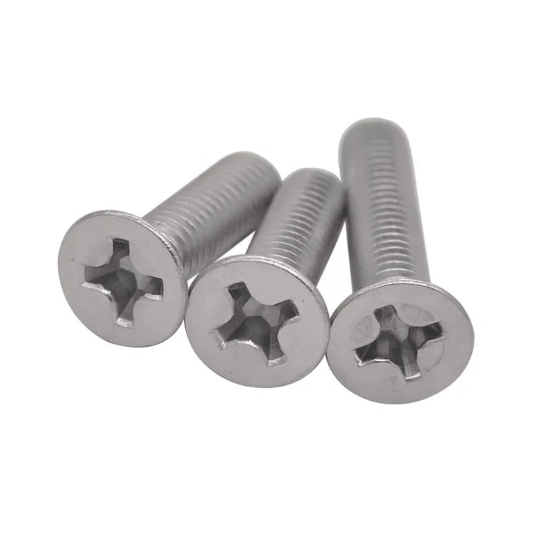 
Stainless Steel Cross Recessed Countersunk Head Screw DIN965 