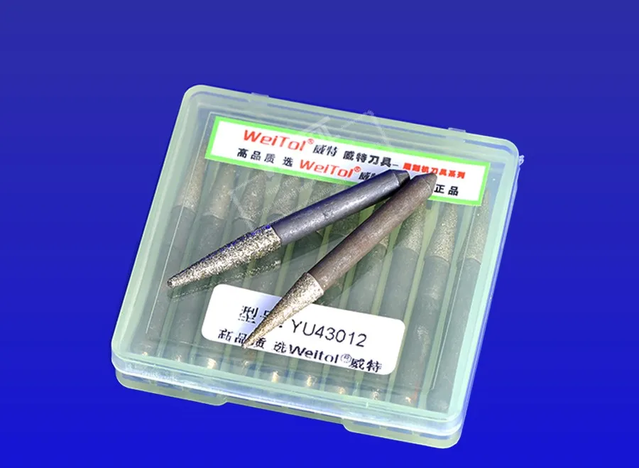 WeiTol 4mm Diamond Burr Cnc Router Bits Stone Grinding Diamond Tools ...