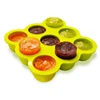 BPA Free Reusable Silicone ice cube tray Baby Food storage Container and Freezer tray with lid