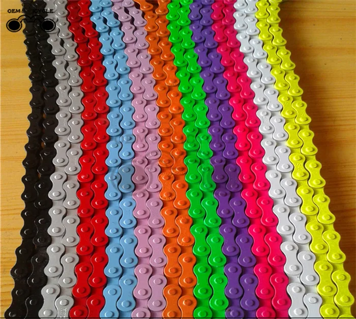 

fixed gear bike /mountain bike chain single speed colorful bicycle chain