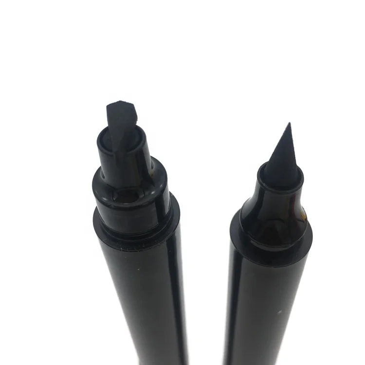 

liquid private label waterproof long lasting eye use fast dry new design stamp eyeliner with two sides, N/a