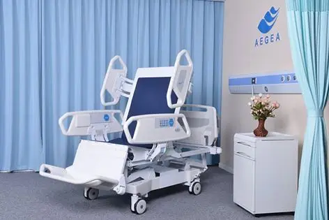 AG-BR001 patient adjustable hospital intelligent 8 function ICU bed