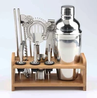 

stainless steel cocktail bar tool set