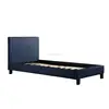 New Double/Queen/King Leather Upholstered Bed Frame & Button Tufted Bed Head