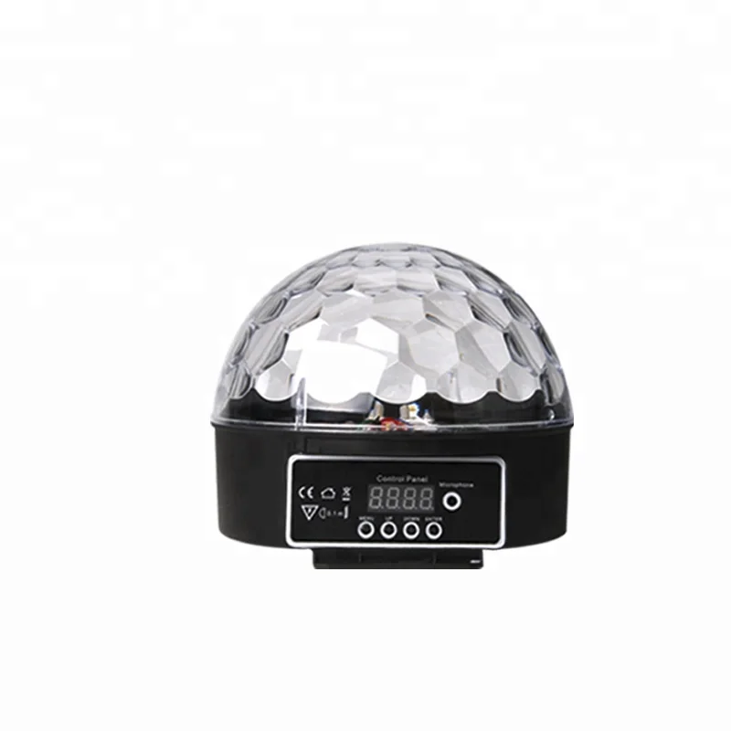 6 color dmx 512 led crystal magic disco ball light for sale