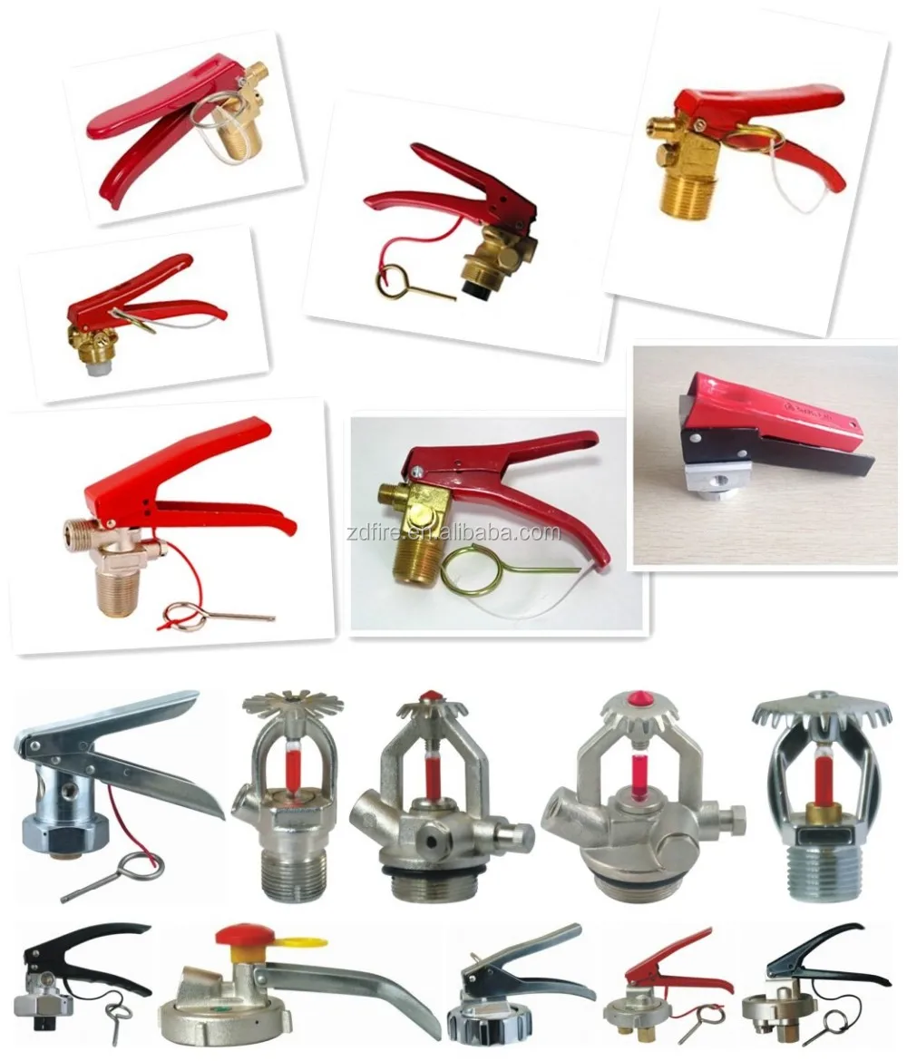 Кран для огнетушителя. Зпу к оу-25,40,55 (перекидная, w-19,2 ). Кран для огнетушителя. Огнетушитель клапан предохранительный клапан. Зпу к оп-4-10 м30х1,5 с индикатором, чекой (алюминий).