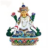 Tibetan brass/bronze sitting buddha statue white Tara statue
