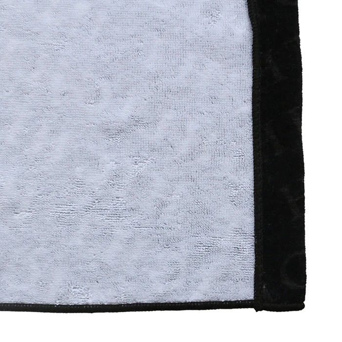 China Manufacturers Wholesale 100% Cotton Black Gym Sports Towel