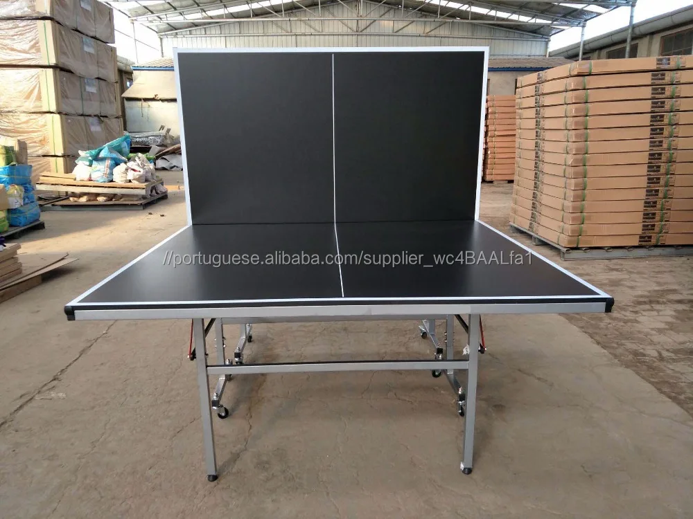 mesa de ping pong preta