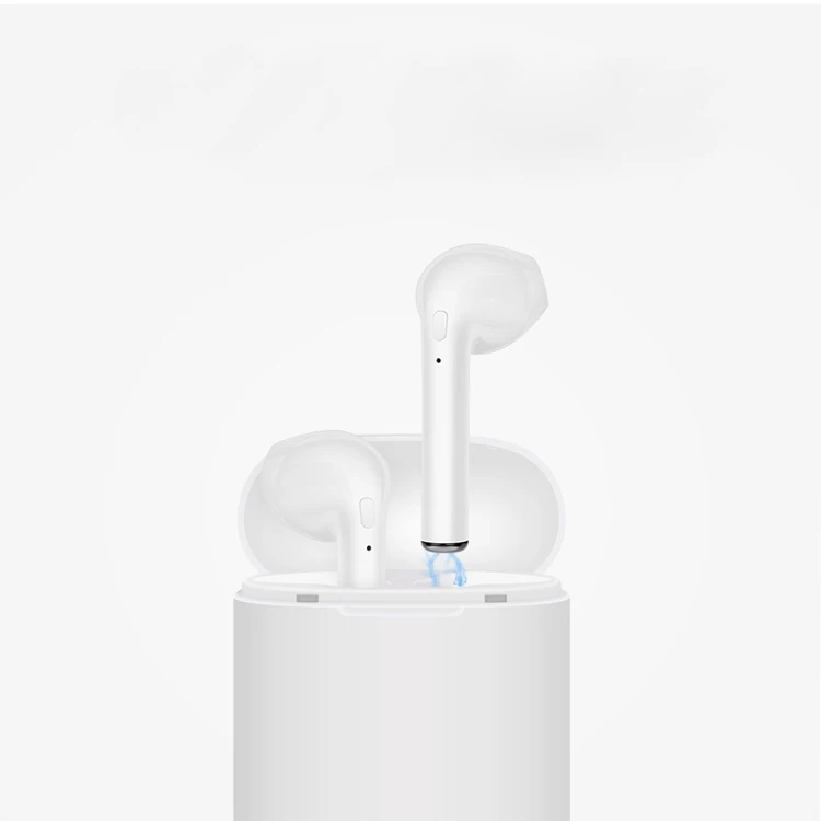 

Mobile earphone with charging box i7s cordless headphones mini i7s mini earphone, N/a