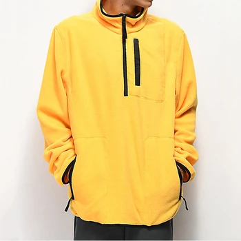yellow tech fleece jacket
