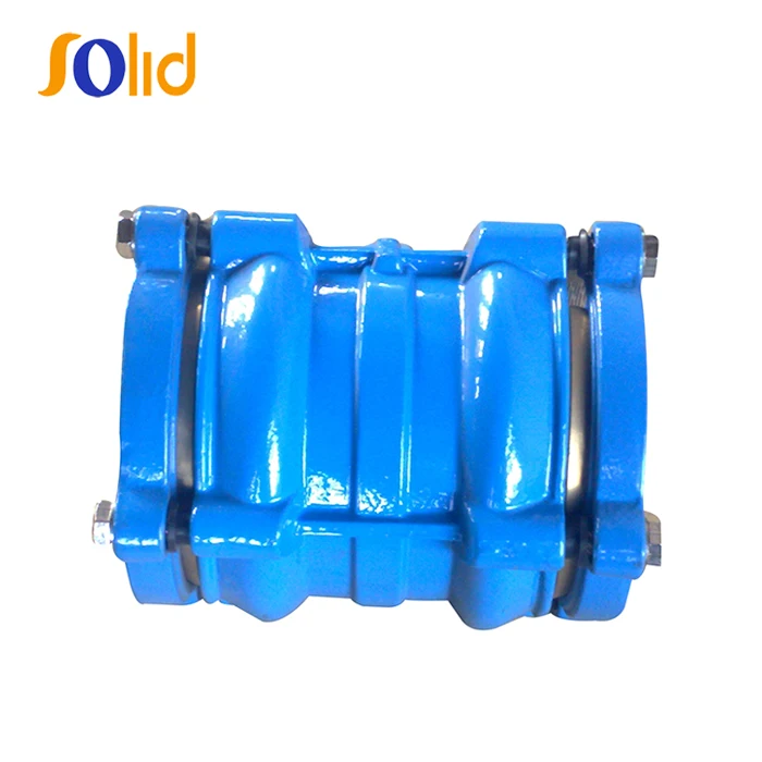 ISO2531,EN545 Ductile iron restrained pipe joint coupling for HDPE pipe
