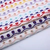 High quality eyelet types of net embroidery japan voile 100% cotton fabric