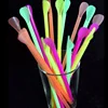 Spoon Flatware Ice Cube Plastic Cups With BPA Free Tray Lids And Tongs Straws