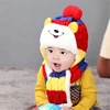 High Quality Autumn Winter Children Baby Cashmere Thickening Warm Cartoon Children Woolen Hat