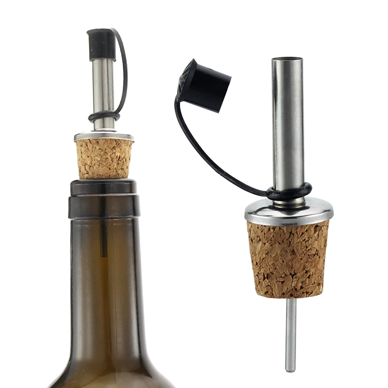

Pourer Measured Cork Wine Stopper Milk Bottle Liquor Gold Drink Olive Oil Pour Spout, Customized