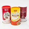 OEM cardboard cylinder food powder paper tube box package with plastic lids