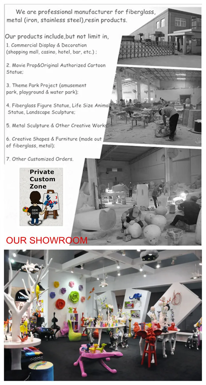 RESIN-CRAFT-FIBERGLASS-SCULPTURE-ANIMAL-STATUE-SILICONE-JHX Industrial Co., Ltd.