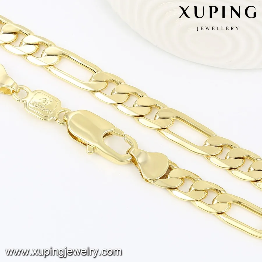 43195-xuping Fashion Chains Jewelry 14k Gold Plated Heavy Men Chain ...