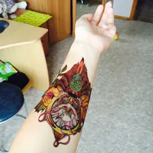 Body Art Beauty Makeup Cool Owl Waterproof Temporary Tattoo Stickers