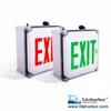 Emergency exit only sign led abs housing single faces red or green letter