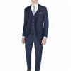 Italian Latest Trendy Suits Brands Black Man Fashion Business Suit for Men