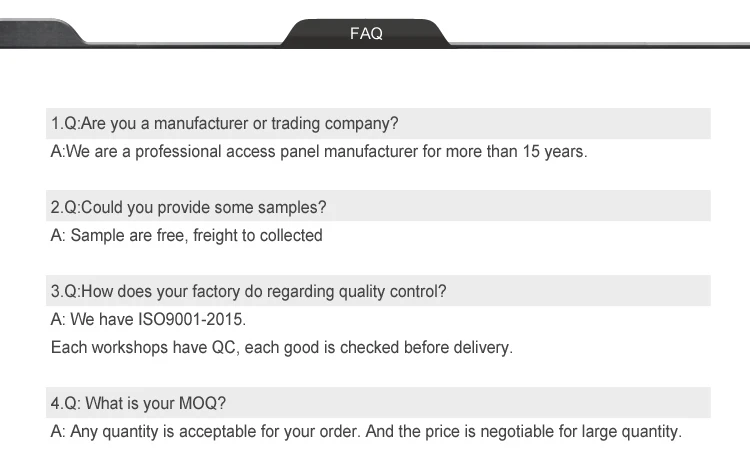 Access panel (11)