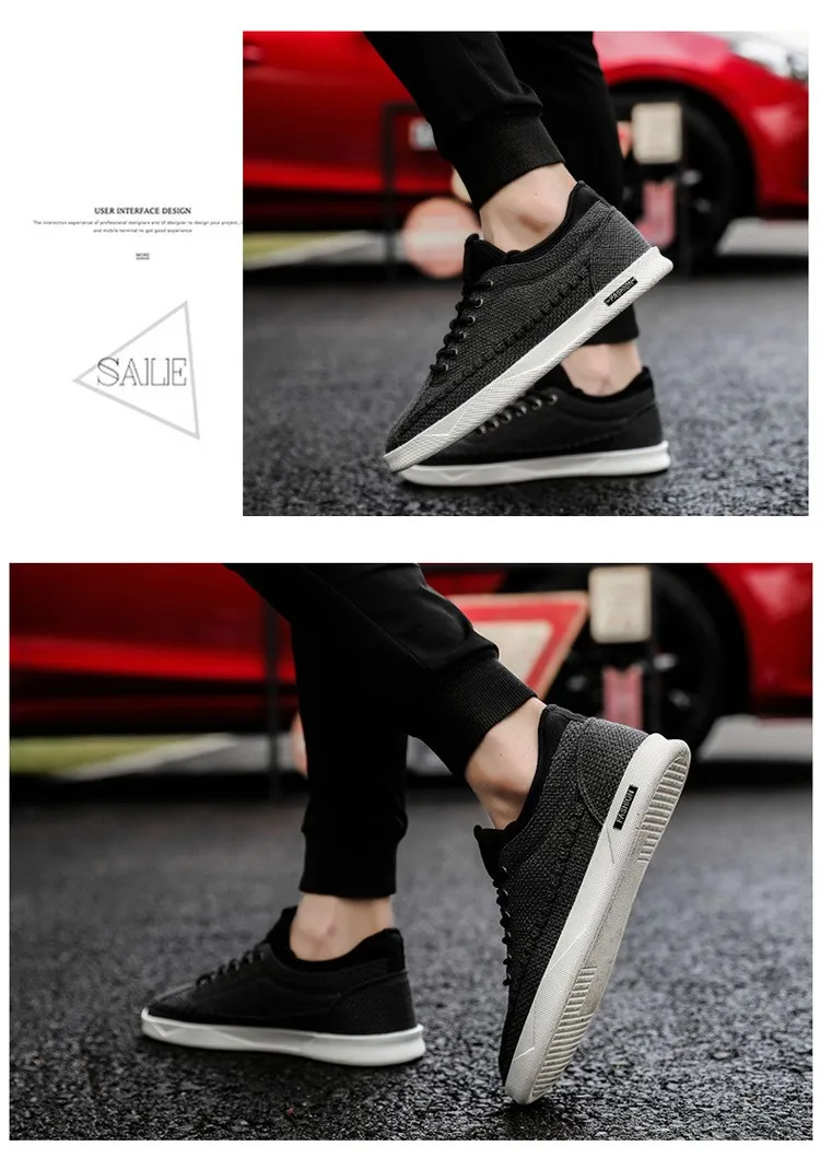 Korean Fashion 2018 Stylish Boys Casual Shoes Plus Size 45 46 Men ...