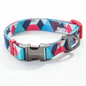 Image of Luxury Sublimation Dog Collar Personalized Dog Training Collar Soft And Comfortable