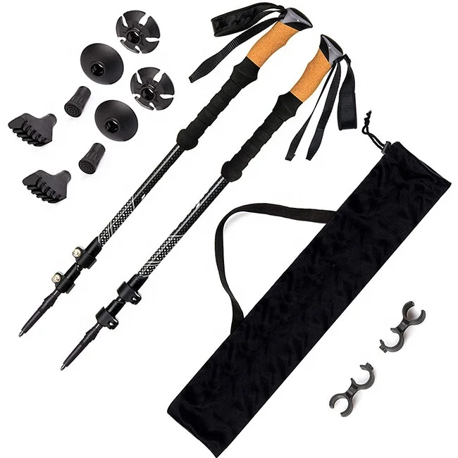 

Ultralight Quick Lock Aluminum Mountain Climbing Stick Alpenstock, Trekking Pole, Walking Stick, Customized