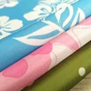 Make to order deep waterproof 190T print pongee with white PVC coating for raincoat and umbrella