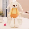 Custom soft stuffed rabbit toy adorable plush rabbit toys for kids gift
