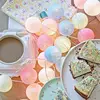 Battery AA LED 20 Lights Baby White Mint Lavender Pink Cotton Ball String Lights for Kids Party