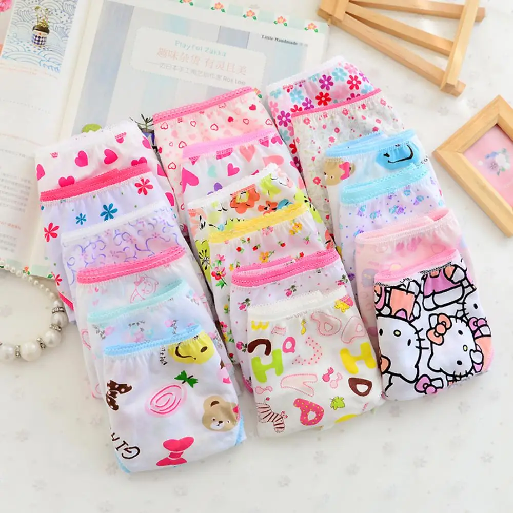 

Wholesale baby underwear regular printed girls cute baby underwear