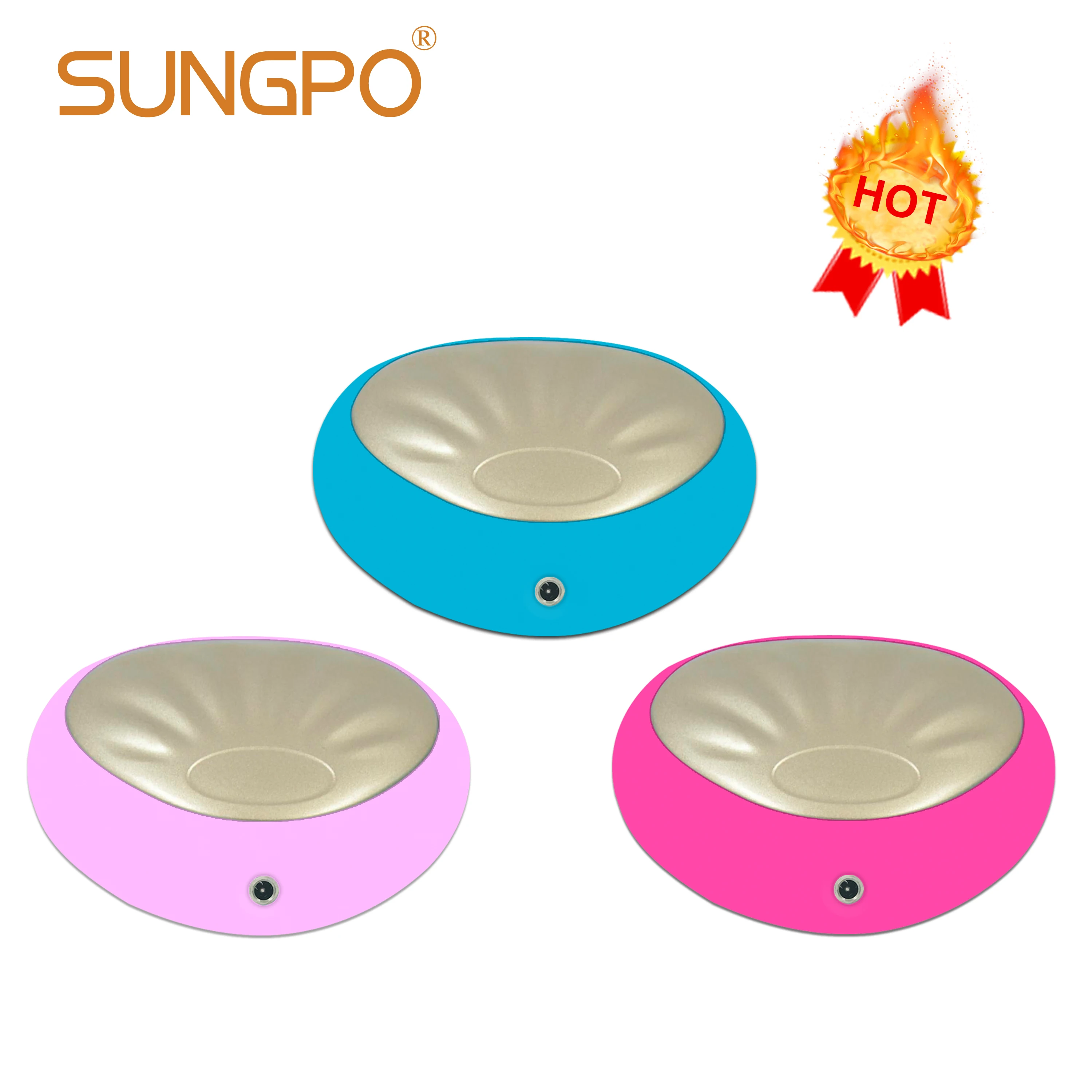 

SUNGPO 90 Seconds Smart Facial Mask Warm and Cool Skin Care 3 Colors LED Light Photon, Pink/blue/red