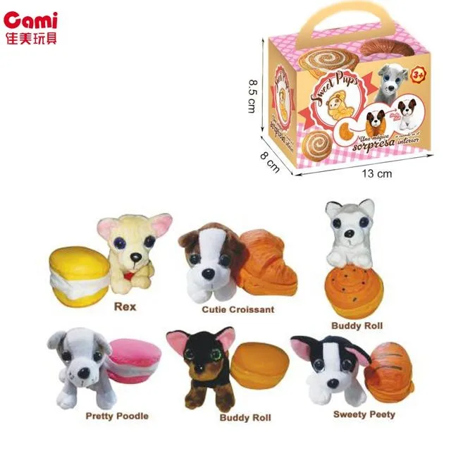 small plastic toy dogs