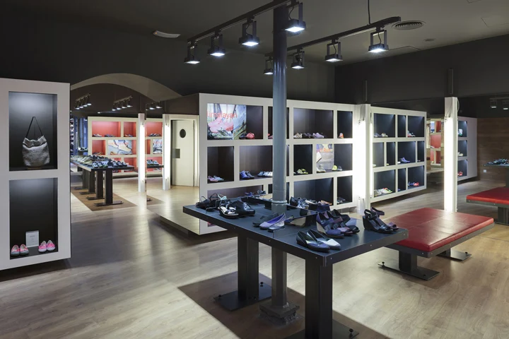 Dubai Sport Women retail mdf fashion design glass shoes display cabinet
