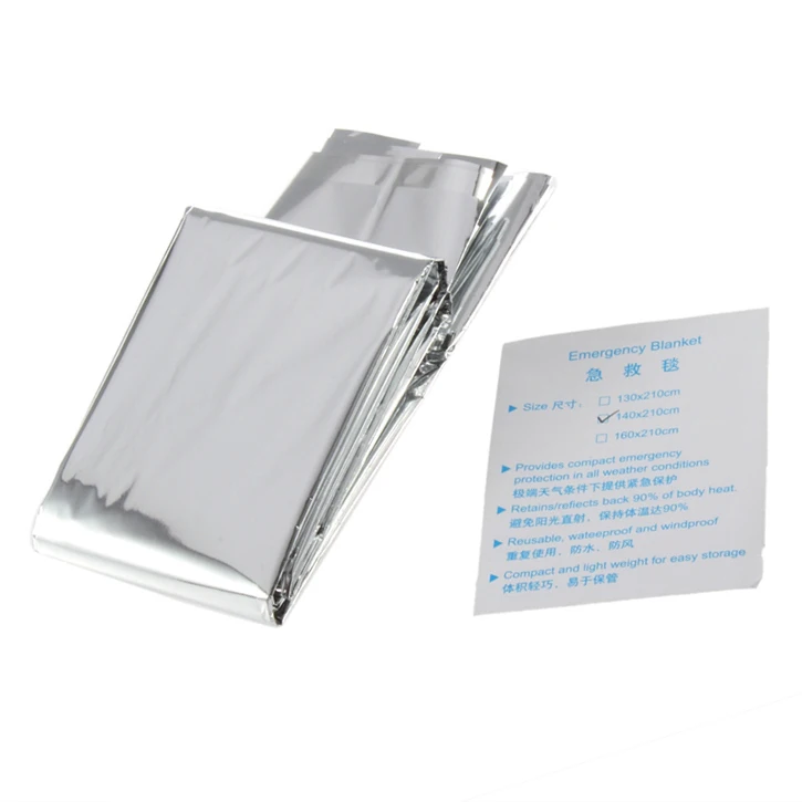 Waterproof Foil Emergency Blanket Rescue Blanket Space Foil Thermal