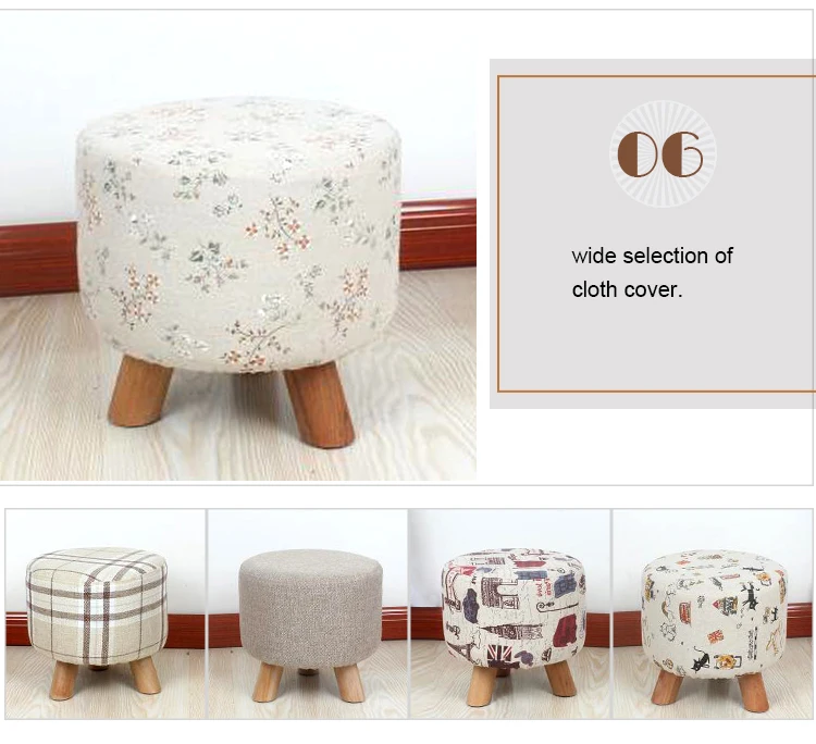 Wholesale Solid Mini Wood Stool