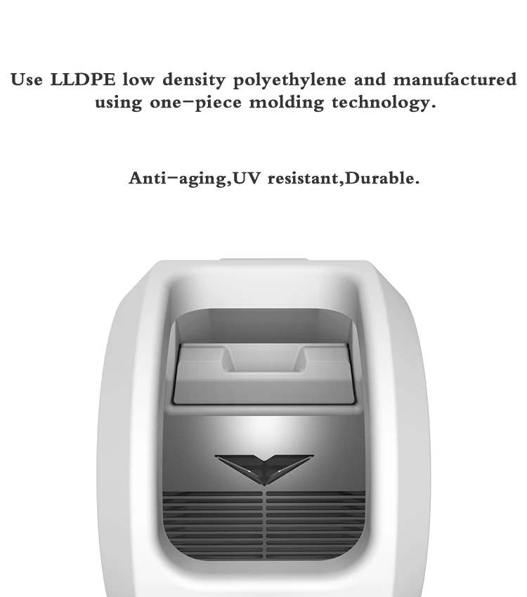 Round Self Cleaning Automatic Hidden Sifting Litter Box Buy Easy