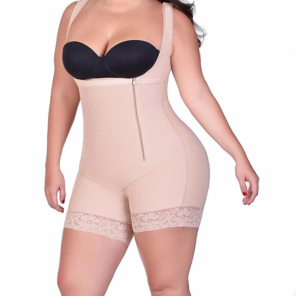 

big size lace spandex plus size bodysuit butt lifter body shaper body suits women bodysuit