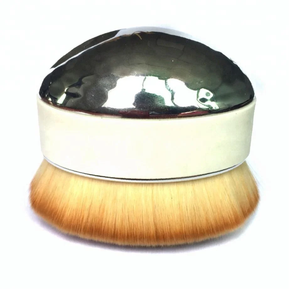travel storage cheap single wholesale gold low moq vegan oval make up egg makeup oval flat top foundation rose gold kabuki brush