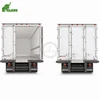 China factory price 3 axles reefer trailer parts van semi trailer for sale