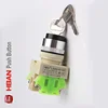 SPDT quality Plastic round key on off switch