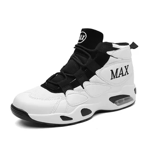 RUNSOON Latest Design High Top Basketball Shoes Air Sport Running Shoes Sneakers for Men Women Couple Student