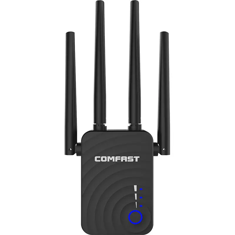 

Customized 1200mbps dual band WiFi wireless signal repeater amplifier extender AP dual mode