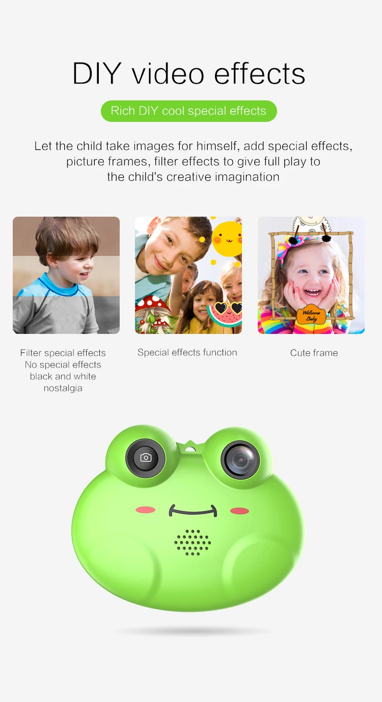 Hot selling Children Gift 4-8 Year Old Kids Camera Mini Kid Digital Camera for Girls or Boys